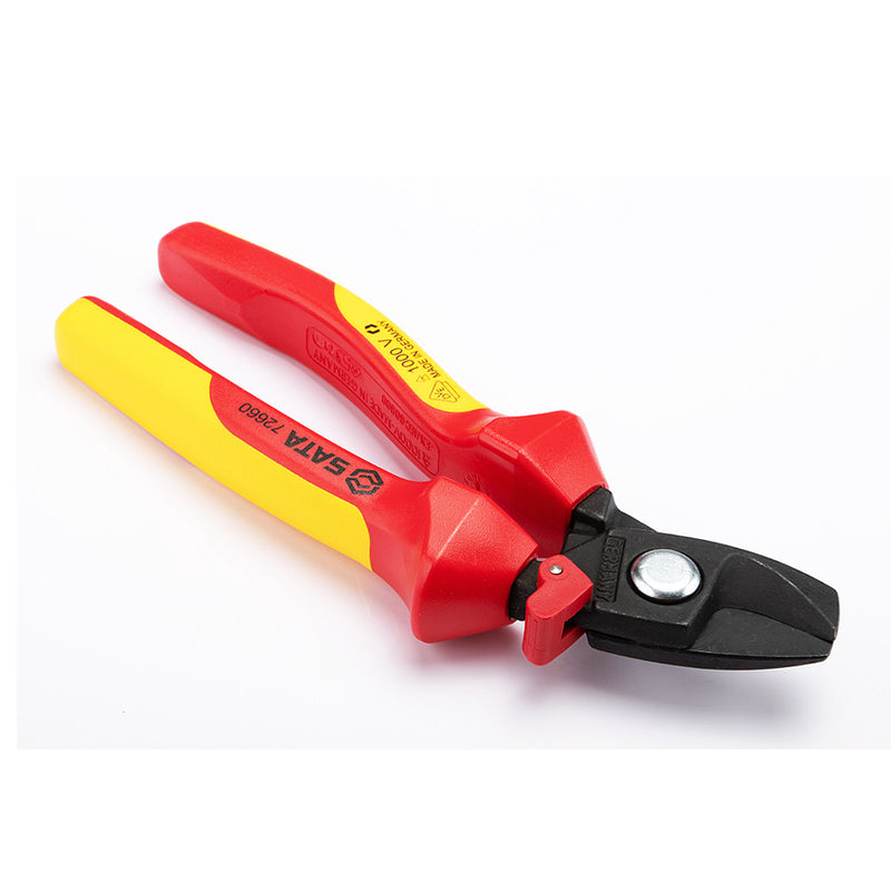 Kìm cắt cáp, cách điện 1000V SATA 72660 kích thước 177mm