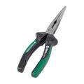 Kìm mũi nhọn SATA 72712 205mm, thép Cr-V, mũi dài, cắt dây đa năng, tay cầm chống trượt, Đức.