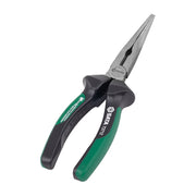Kìm mũi nhọn SATA 72712 205mm, thép Cr-V, mũi dài, cắt dây đa năng, tay cầm chống trượt, Đức.
