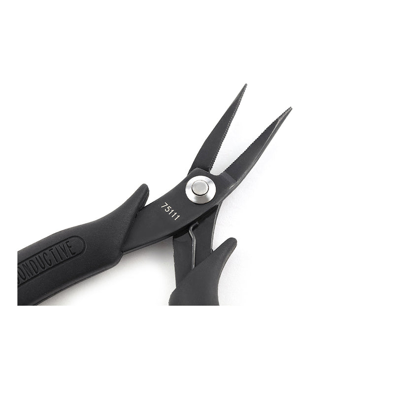 Kìm kẹp linh kiện điện tử chống tĩnh điện, mũi nhọn SATA 75111 kích thước 150mm