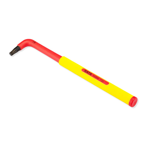 Lục giác đầu sao cách điện SATA T10-T50, VDE 1000V, thép S2, chống gỉ, tay cầm đỏ vàng