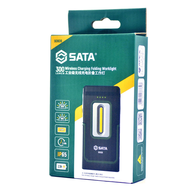 Đèn chiếu sáng gấp gọn, tích hợp sạc không dây SATA 90606
