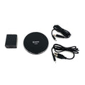 Bộ sạc không dây đa năng SATA 90609A với đế sạc Qi, 2 cổng USB, cáp Type-C/Micro USB cho đèn SATA và điện thoại.