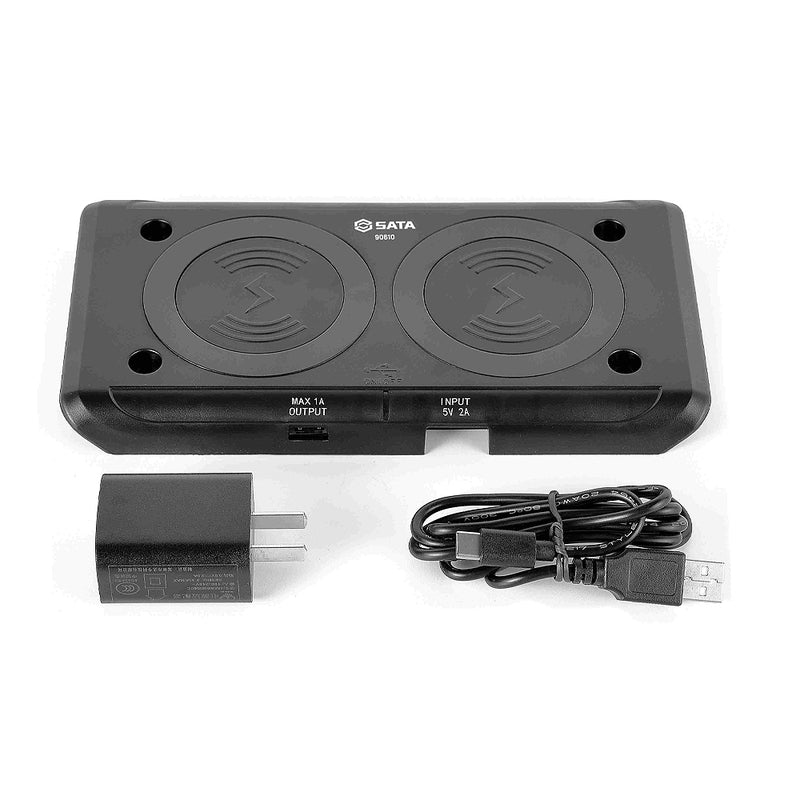 Đế sạc không dây đôi SATA 90610