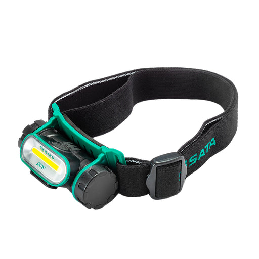Đèn pin đội đầu chống nước SATA 90716 - COB LED 150 lumen, sạc USB