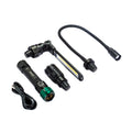 Đèn pin đa năng 3 trong 1 SATA 90736: đầu zoom 320 Lumens, đèn COB 360° 350 Lumens, cổ ngỗng 180 Lumens, sạc USB, chiếu xa 140m.
