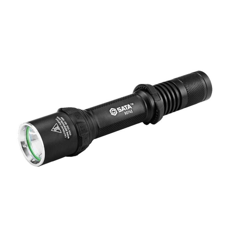 Đèn pin sạc đa năng SATA 90743 thân nhôm