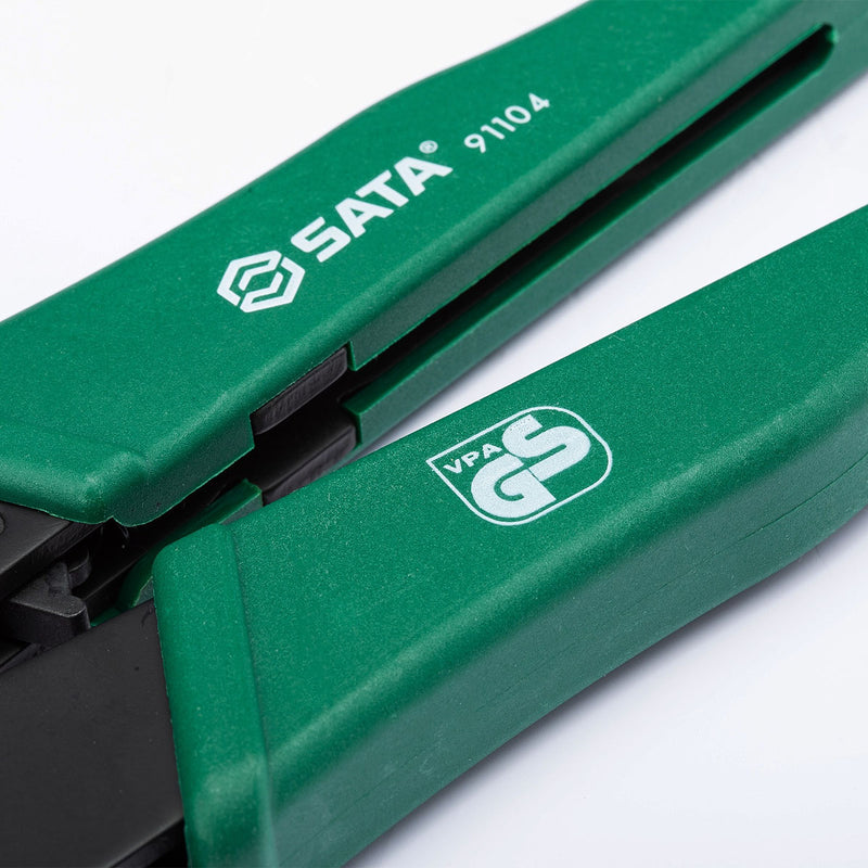 Kìm bấm cose cáp đồng trục SATA 91104 chiều dài 230mm, khả năng bấm cose từ 1.72mm² - 8.2mm²
