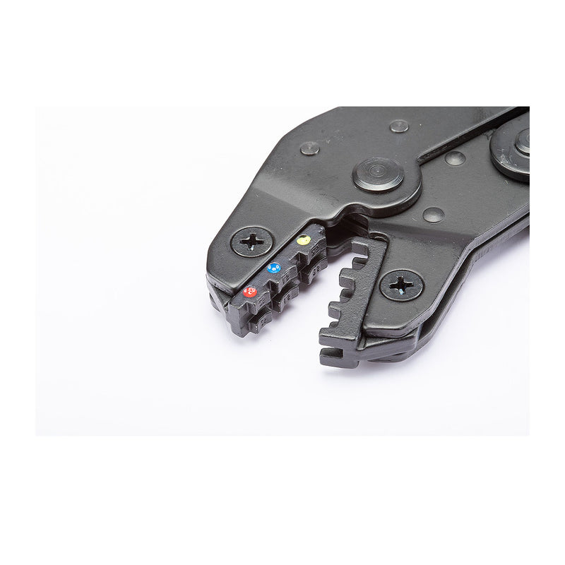 Kìm bấm cose ghim bọc nhựa cách điện SATA 91114 khả năng bấm cose từ 0.25mm² - 2.5mm²