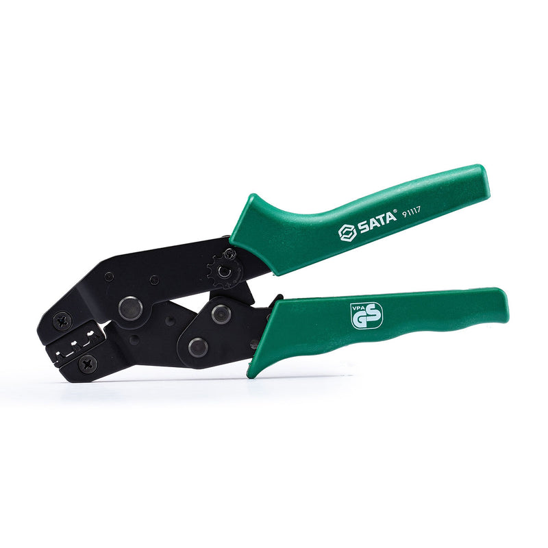 Kìm bấm cose ghim trần SATA 91117 khả năng bấm cose từ 0.5mm² - 1.5mm²