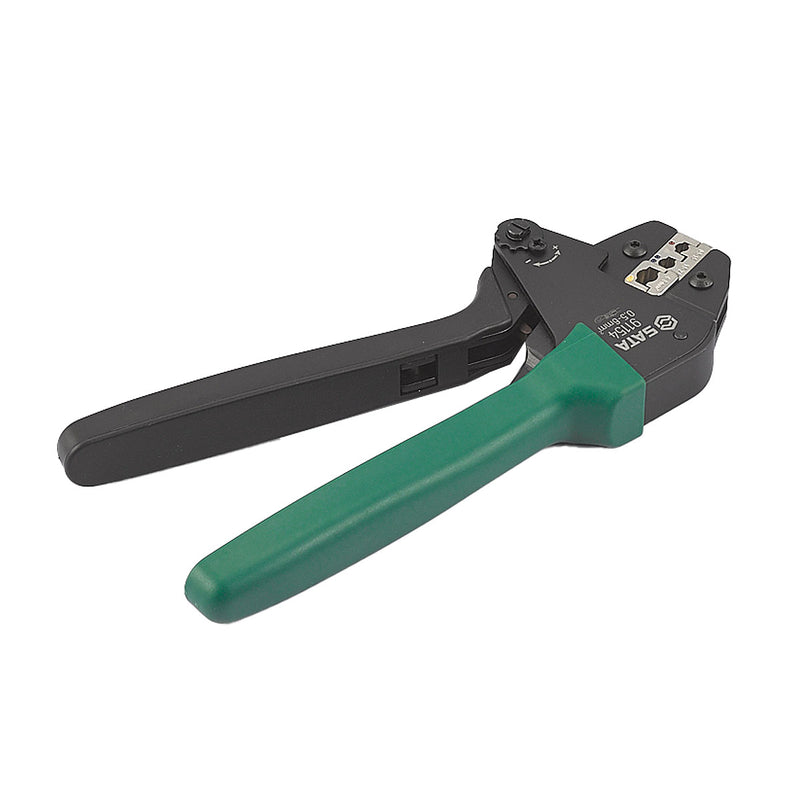 Kìm bấm cose ghim bọc nhựa cách điện, có trợ lực SATA khả năng bấm cose từ 0.25mm² - 6mm²