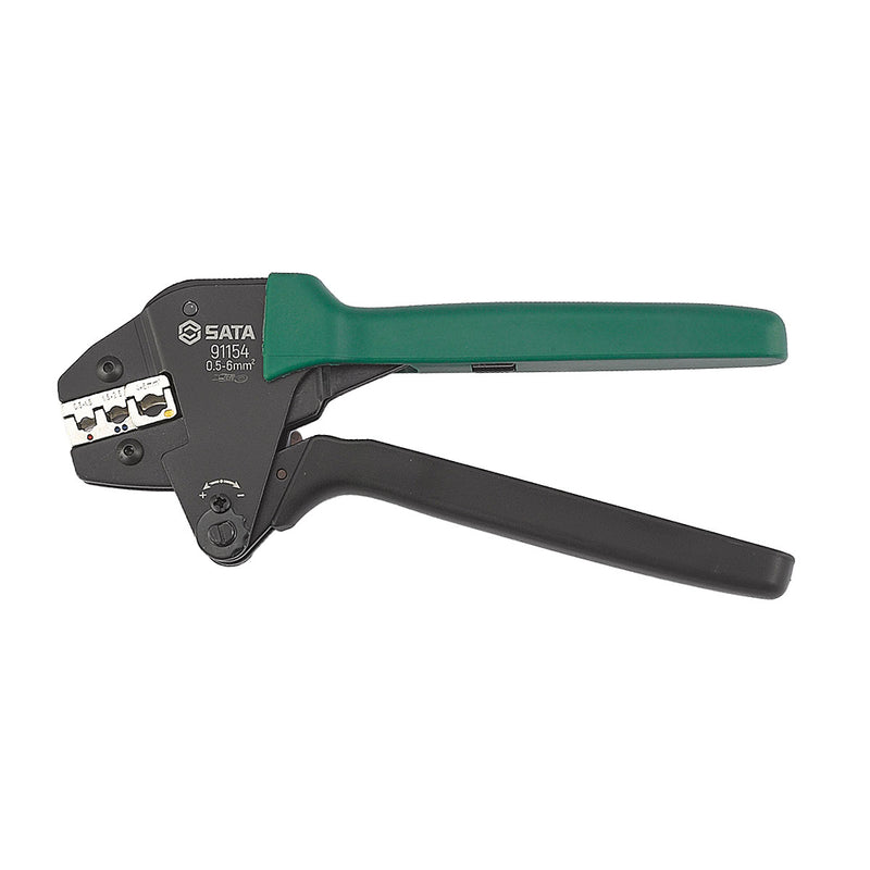 Kìm bấm cose ghim bọc nhựa cách điện, có trợ lực SATA khả năng bấm cose từ 0.25mm² - 6mm²