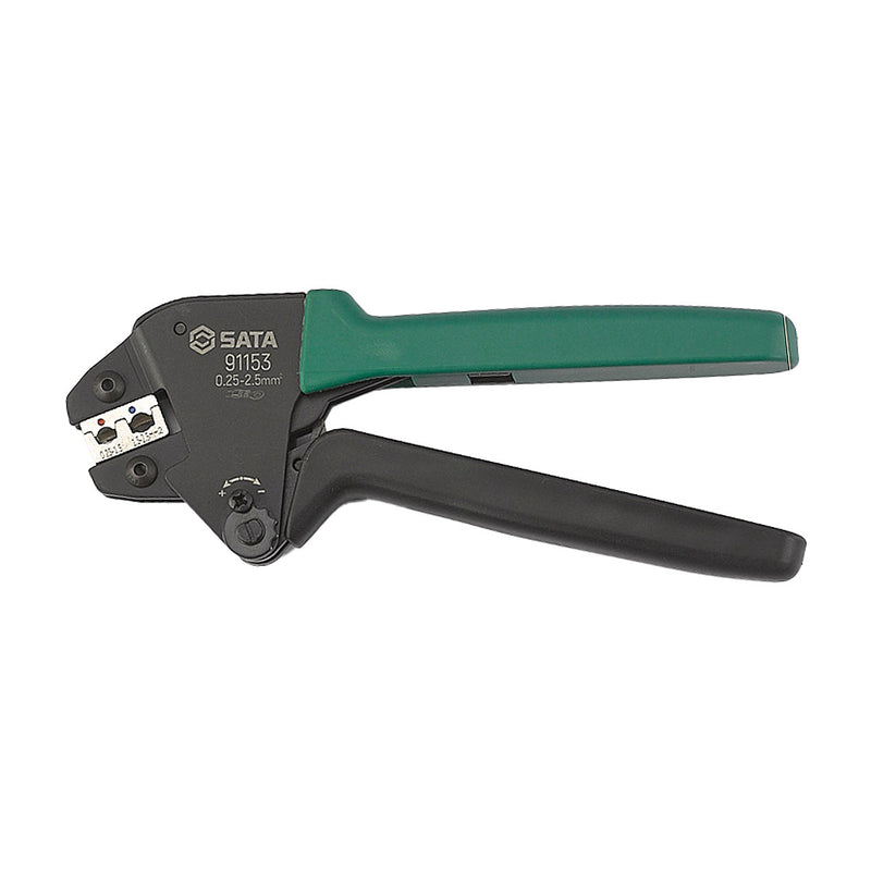 Kìm bấm cose ghim bọc nhựa cách điện, có trợ lực SATA khả năng bấm cose từ 0.25mm² - 6mm²