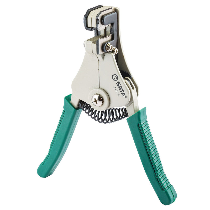 Kìm tuốt dây tự động SATA 91213 chiều dài 178mm, khả năng tuốt dây từ Ø1.0mm - Ø3.2mm