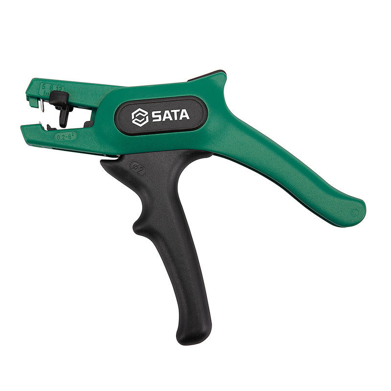 Kìm tuốt dây tự động SATA 91215, 0.2-6mm², G Series Cable Stripper, tự động, đa năng, chống trượt, chính hãng.