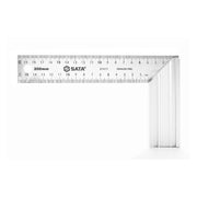 Thước ê ke Inox SATA 200mm, 300mm, thép không gỉ, đo mét/inch, chính xác cho thợ mộc, xây dựng.