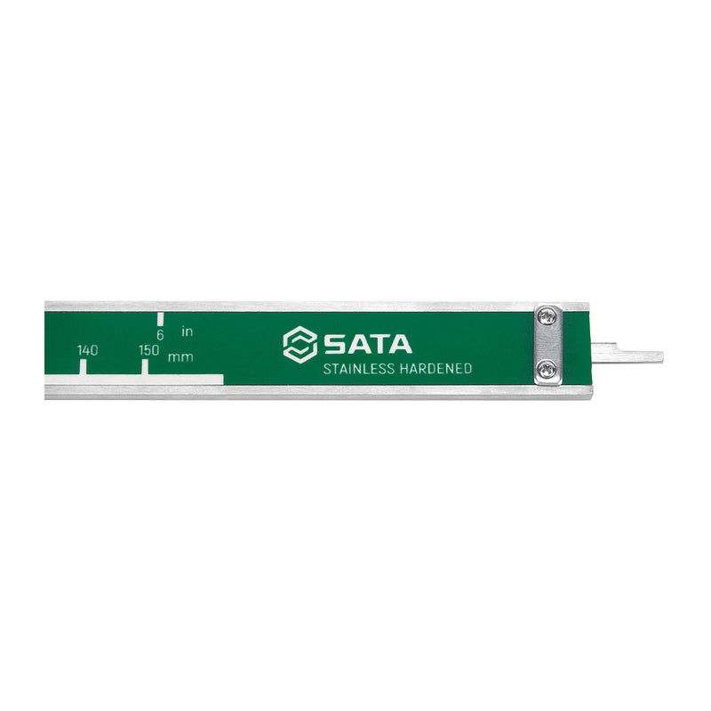 Thước kẹp điện tử, chất liệu Inox SATA 91512 dãi đo từ 0mm - 200mm, bước đo 0.01mm