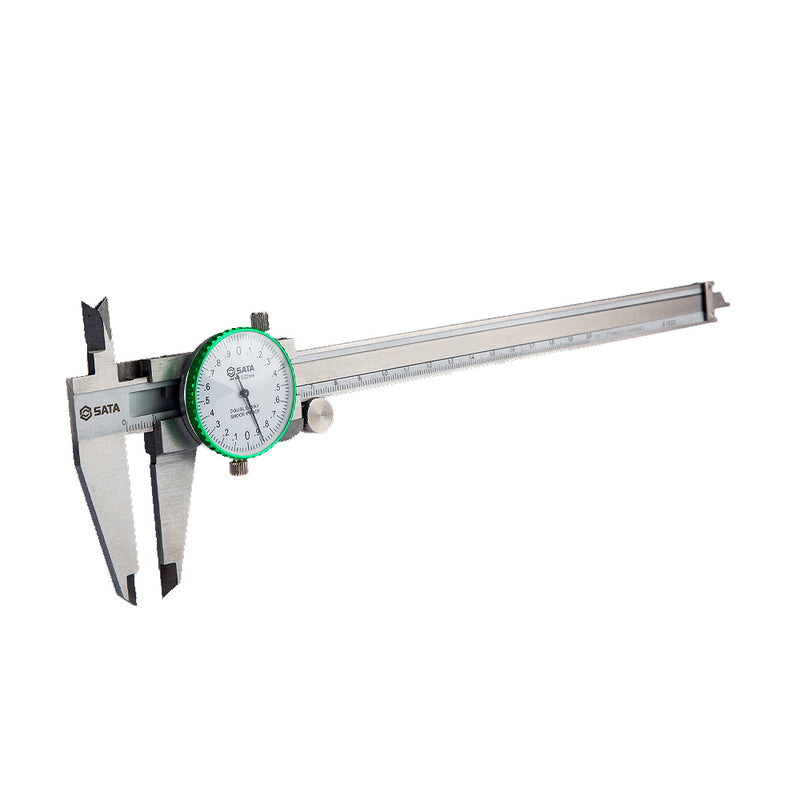 Thước kẹp đồng hồ cơ SATA 91521 0-150mm đo chính xác thép không gỉ