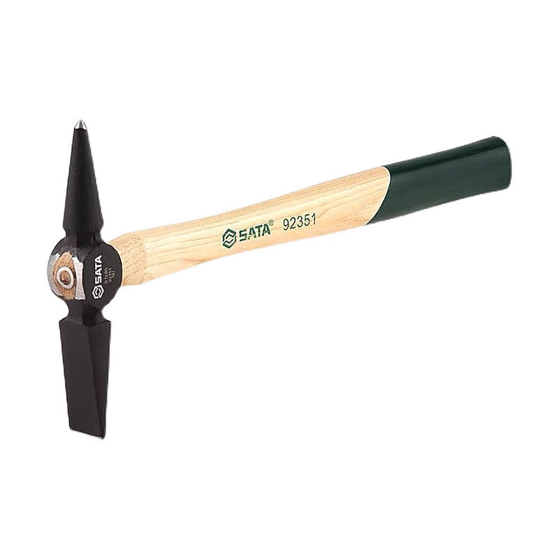 Búa gõ xỉ hàn, cán gỗ SATA 92351 trọng lượng 226g