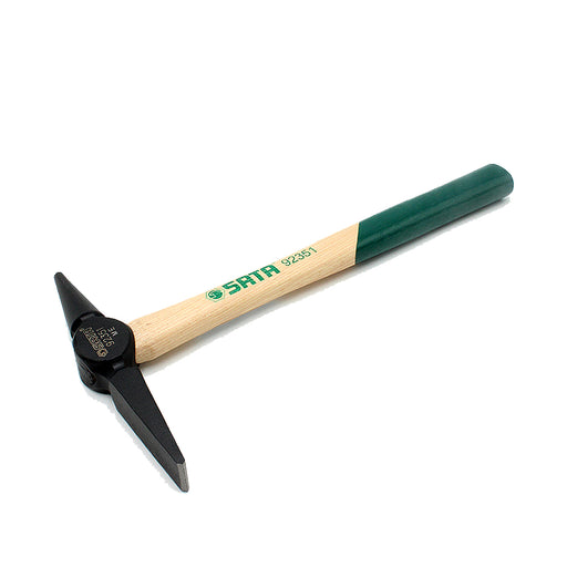 Búa gõ xỉ hàn SATA 92351 cán gỗ óc chó, đầu thép rèn 226g - Dụng cụ làm sạch mối hàn hiệu quả