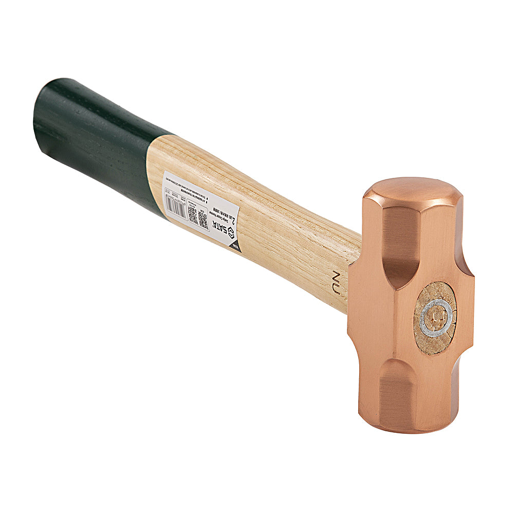 Búa đồng cán gỗ Hickory, chống tia lửa điện SATA trọng lượng từ 450g - 1350g