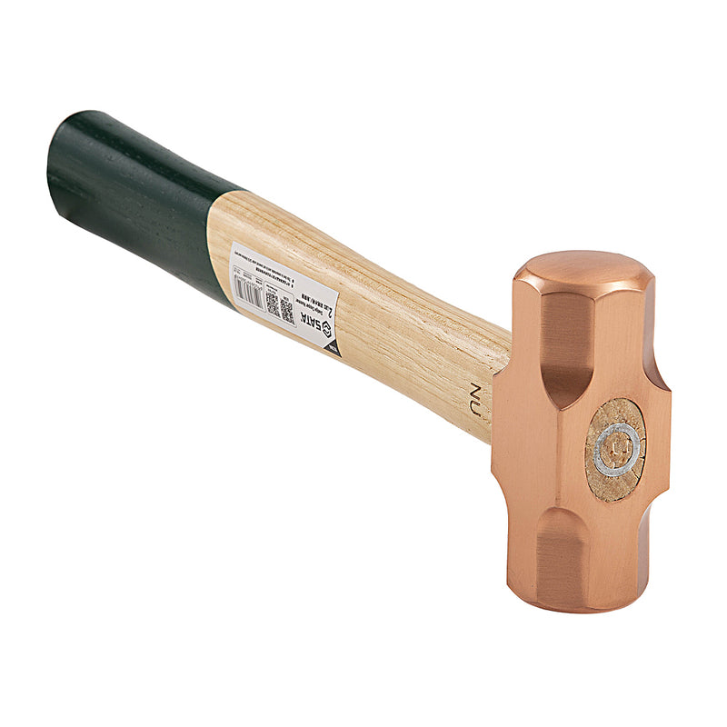 Búa đồng cán gỗ Hickory, chống tia lửa điện SATA trọng lượng từ 450g - 1350g