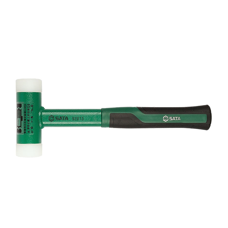Búa nhựa chống nảy SATA 92613 đầu 40mm cán ống thép, tay cầm chống trượt, lực đập mạnh mẽ, bảo vệ bề mặt.