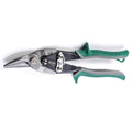 Kéo cắt tôn mũi cong phải SATA 93102 255mm, thép Cr-V, tay cầm TPR chống trượt, cắt kim loại tấm chuyên dụng