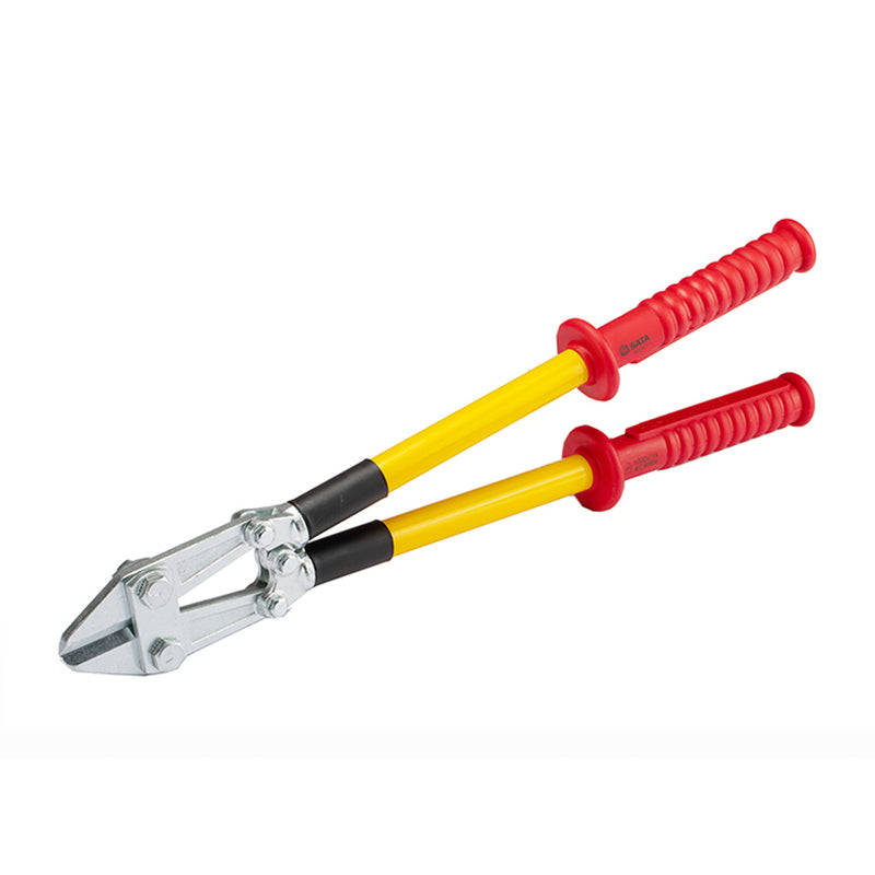 Kìm cắt cộng lực cách điện 1000V SATA 93117 600mm cắt cáp đồng, nhôm, thép.
