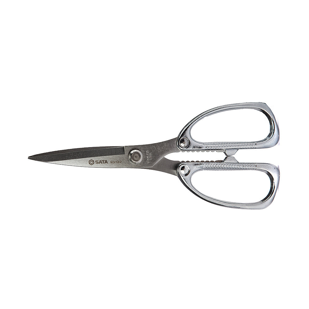 Kéo cắt đa năng Inox SATA 93122 7 inch | Lưỡi thép không gỉ sắc bén, tay cầm hợp kim kẽm bền bỉ