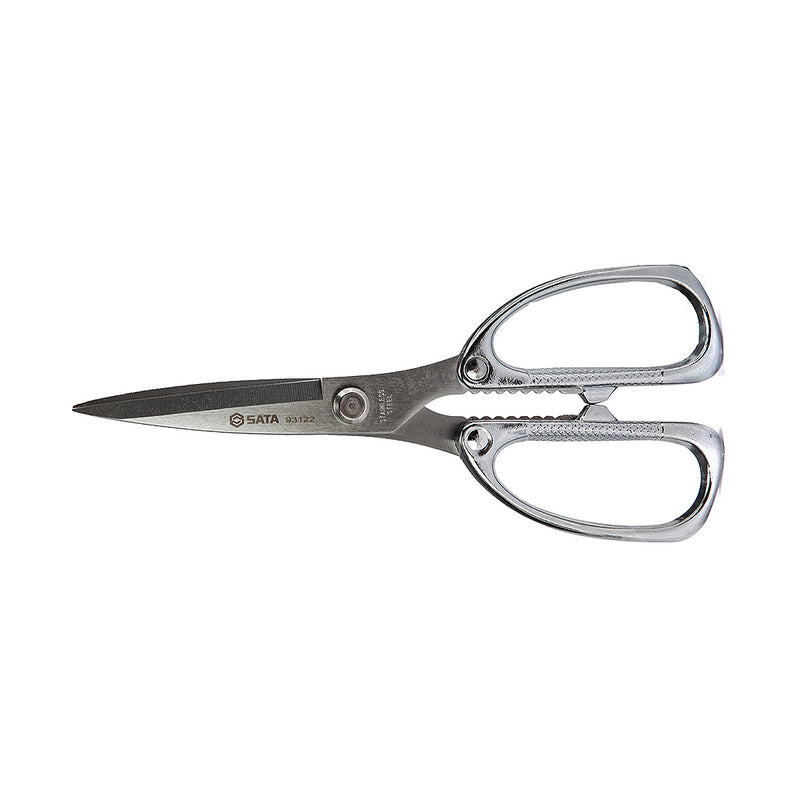 Kéo cắt đa năng Inox SATA 93122 7 inch | Lưỡi thép không gỉ sắc bén, tay cầm hợp kim kẽm bền bỉ
