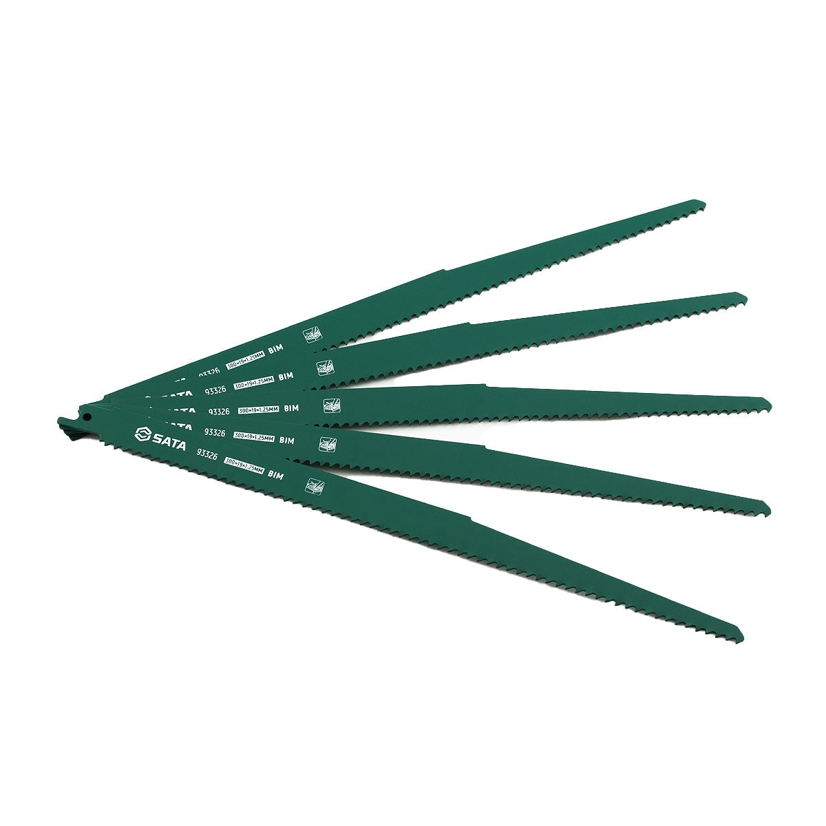 Bộ 5 lưỡi cưa kiếm, chuyên cho gỗ đinh SATA chiều dài từ 152mm - 300mm
