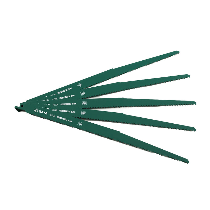 Bộ 5 lưỡi cưa kiếm, chuyên cho gỗ đinh SATA chiều dài từ 152mm - 300mm
