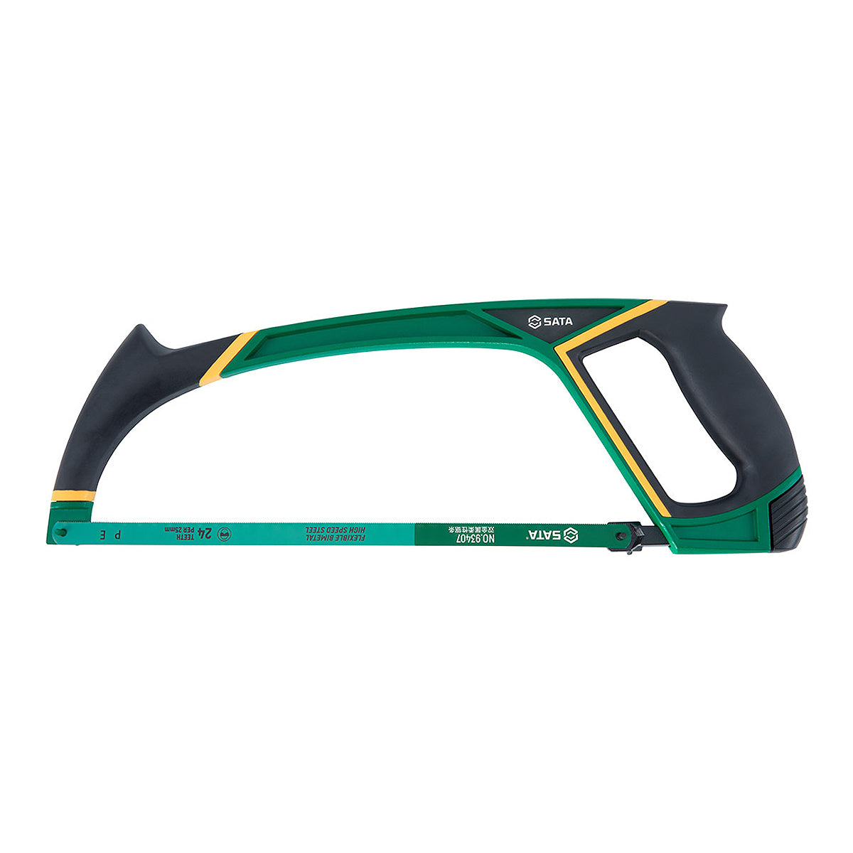 Cưa sắt cầm tay, cán nhôm cường lực SATA 93402A chiều dài lưỡi 300mm