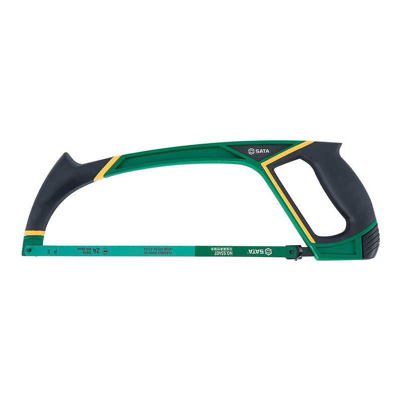 Cưa sắt cầm tay, cán nhôm cường lực SATA 93402A chiều dài lưỡi 300mm