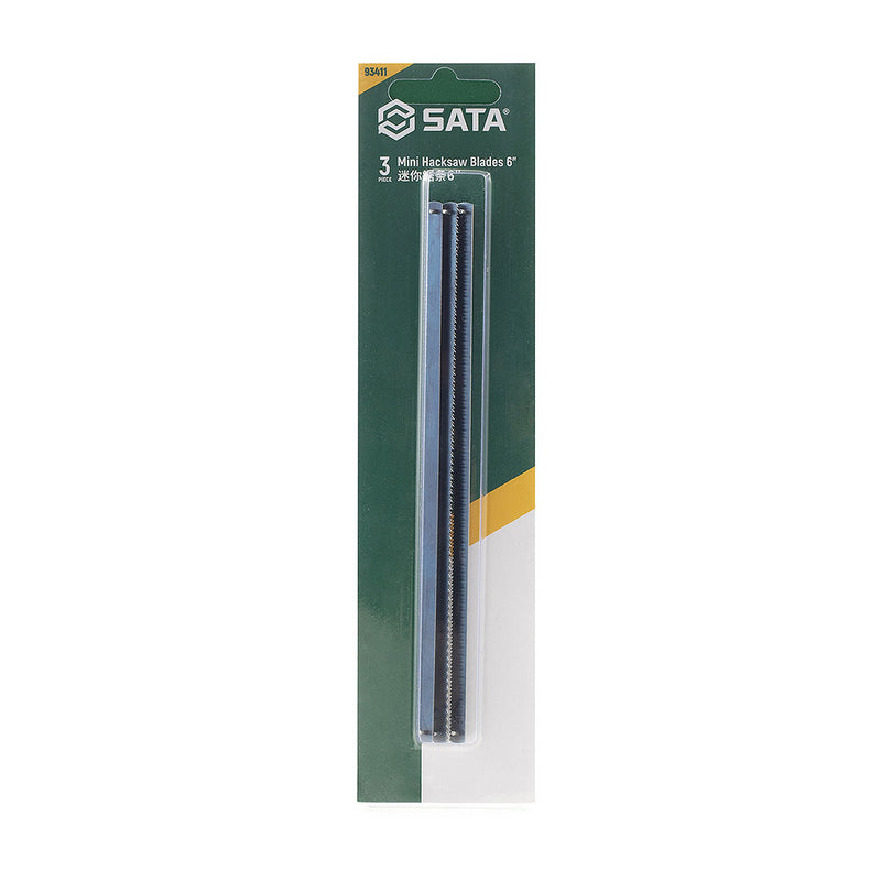 Bộ 3 lưỡi cưa sắt mini SATA 93411 kích thước 6 inch