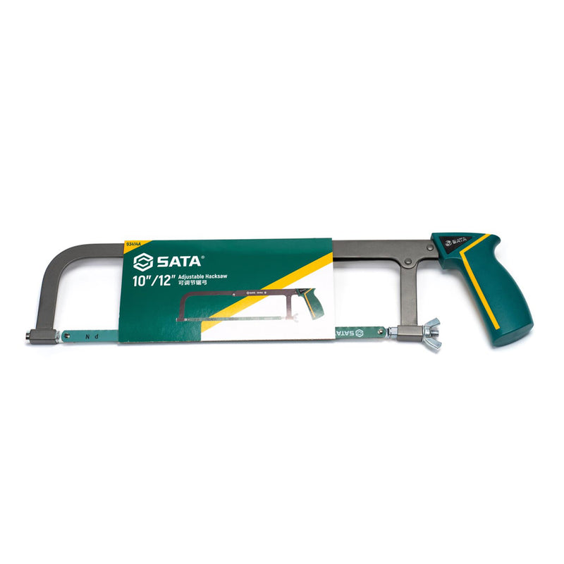 Cưa sắt cầm tay, có thể điều chỉnh lưỡi SATA 93414A chiều dài lưỡi 250mm - 300mm