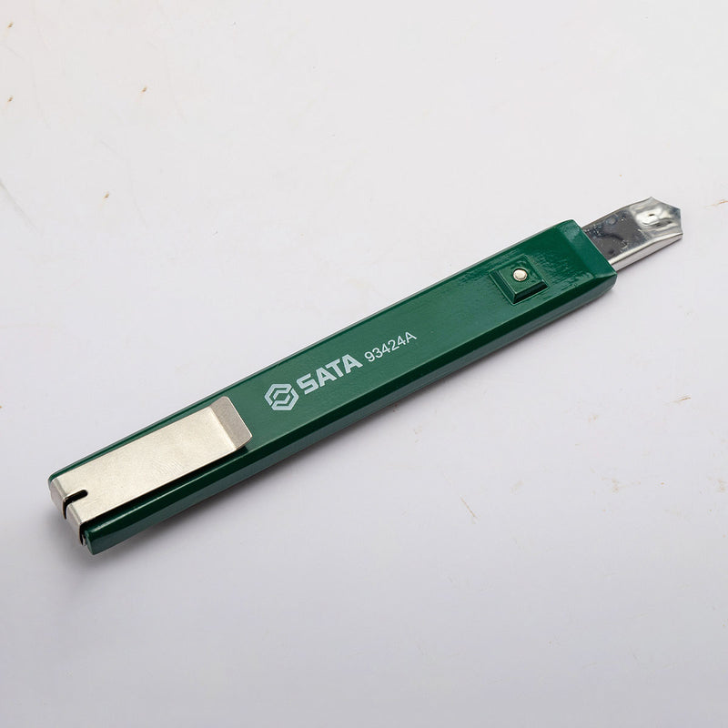Dao rọc giấy SATA 93424A chất liệu hợp kim kẽm, kích thước 9 x 80mm