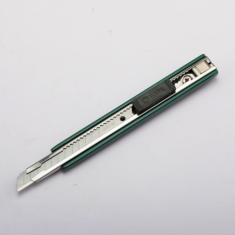 Dao rọc giấy SATA 93424A chất liệu hợp kim kẽm, kích thước 9 x 80mm