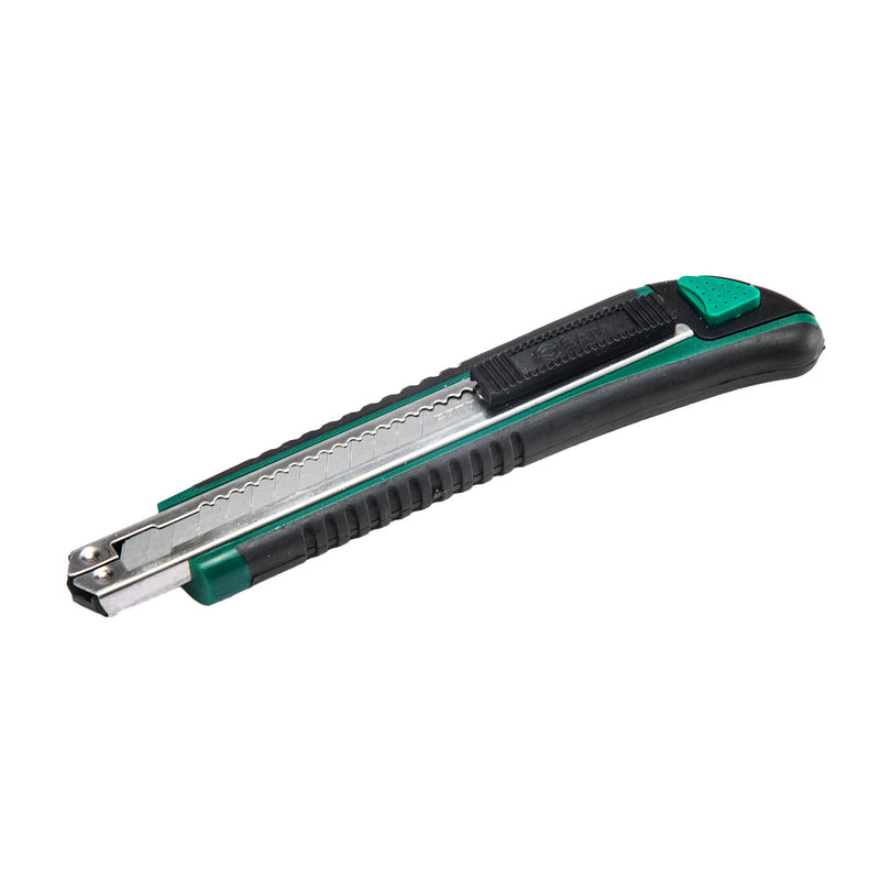 Dao rọc giấy SATA 93427 kích thước 9 x 80mm, tay cầm bọc cao su