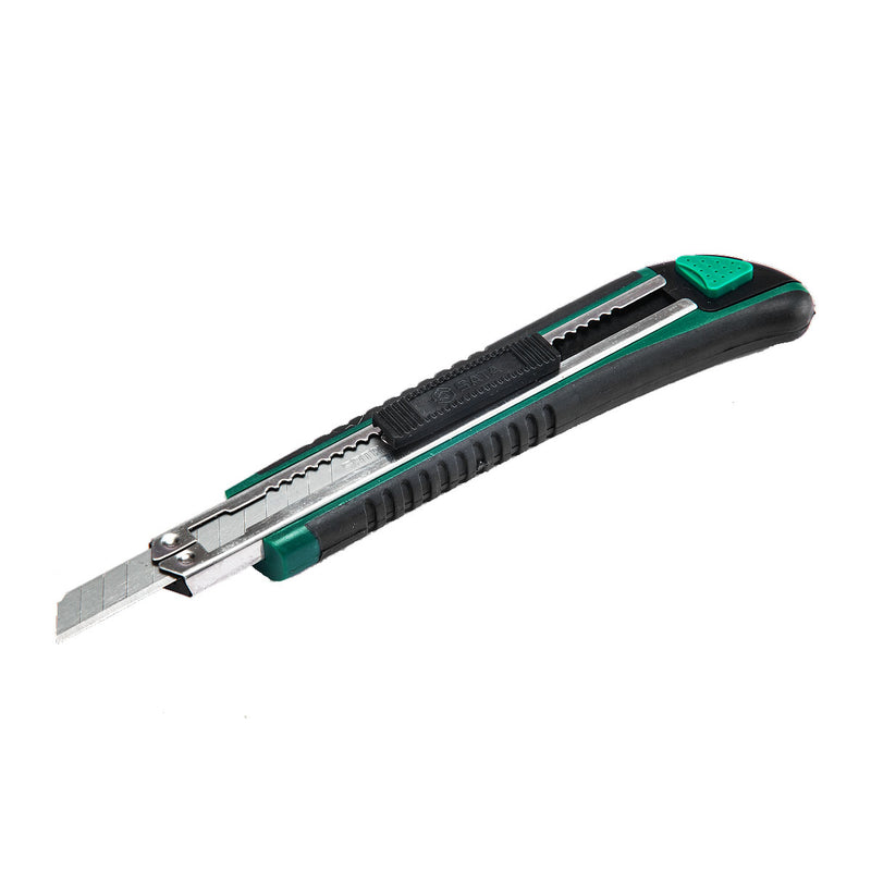 Dao rọc giấy SATA 93427 kích thước 9 x 80mm, tay cầm bọc cao su