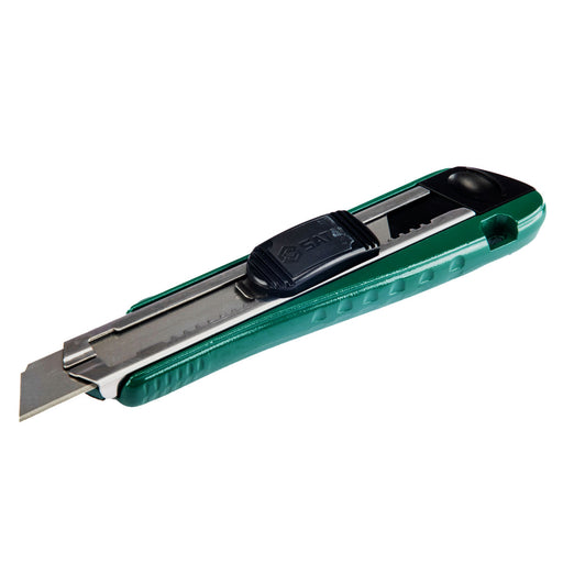 Dao rọc giấy SATA 93430 SK2 Pro-Grip 18x100mm, hợp kim kẽm, khóa lưỡi an toàn