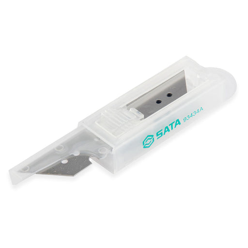 Hộp 10 lưỡi dao rọc đa năng SATA 93434A, thép SK2, 19mm