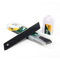 Hộp 10 lưỡi dao rọc giấy SATA 93438 thép SK2, bản 25mm, 7 đoạn bẻ, sắc bén, bền bỉ