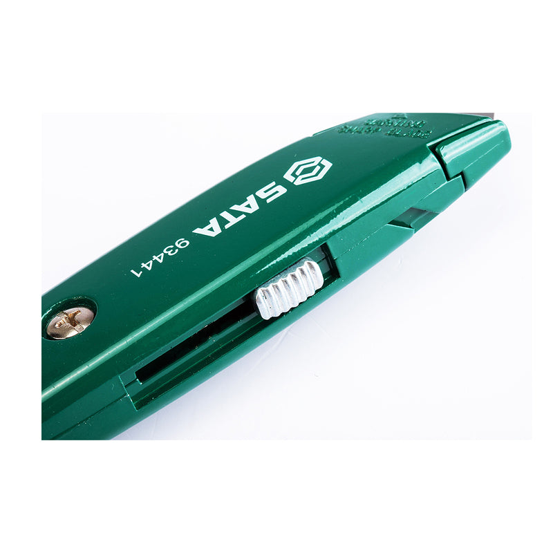 Dao rọc đa năng , thân hợp kim kẽm SATA 93441 đường kính lưỡi 18mm