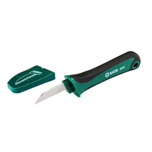 Dao rọc cáp lưỡi thẳng SATA 93473, dụng cụ bóc tách vỏ cách điện hiệu quả