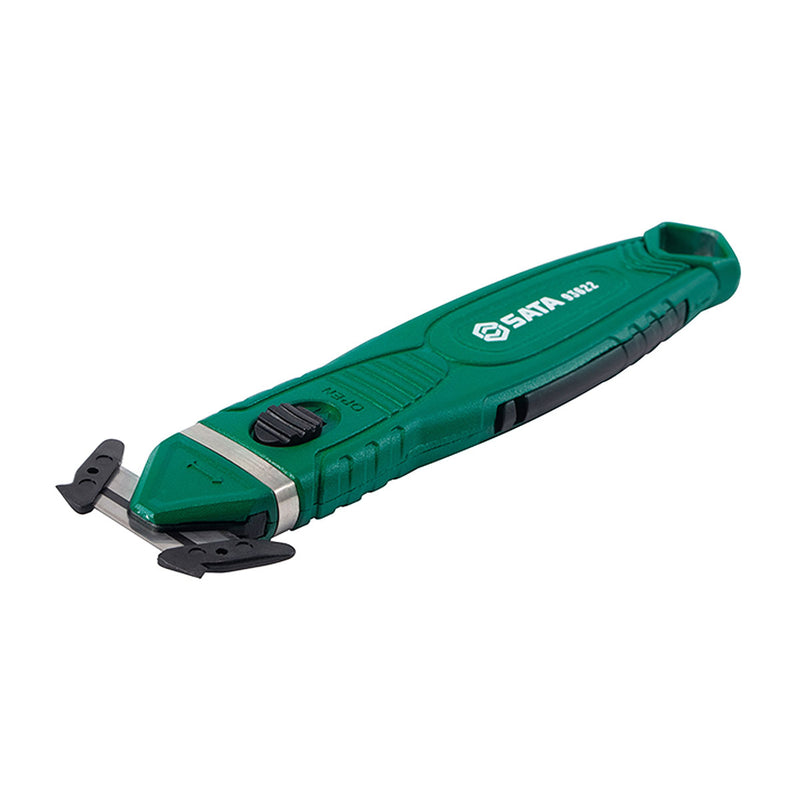 Dao rọc giấy SATA 93622, dạng lưỡi xòe hình thang