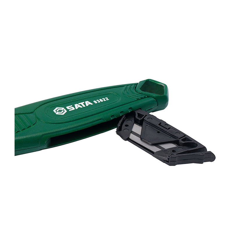 Dao rọc giấy SATA 93622, dạng lưỡi xòe hình thang