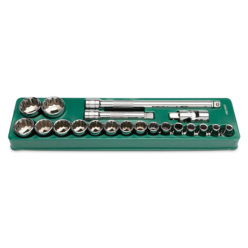 Bộ dụng cụ tổng hợp, kèm thùng đựng 5 ngăn xếp 70 chi tiết SATA 95104A-70