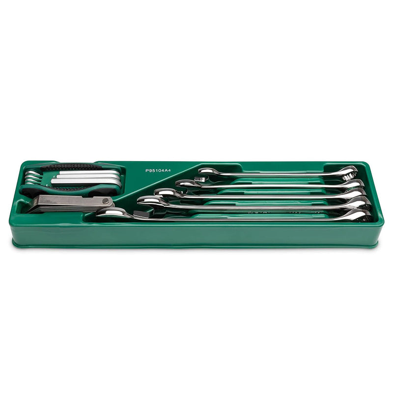 Bộ dụng cụ tổng hợp, kèm thùng đựng 5 ngăn xếp 70 chi tiết SATA 95104A-70